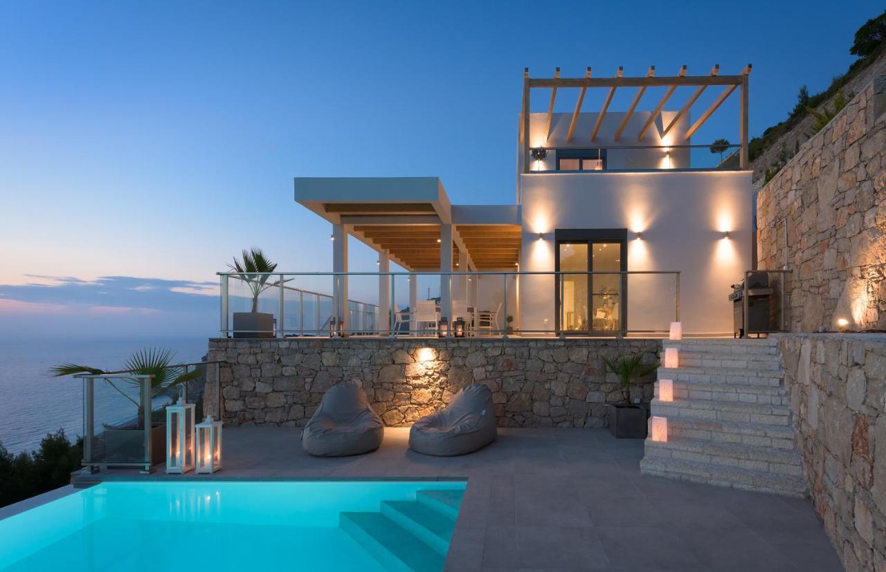 Kathisma Bay Villas - Luxury Villas - Villa Helios Kalamítsi Dış mekan fotoğraf