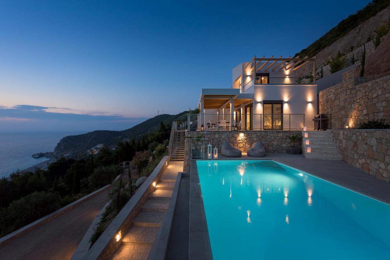Kathisma Bay Villas - Luxury Villas - Villa Helios Kalamítsi Dış mekan fotoğraf